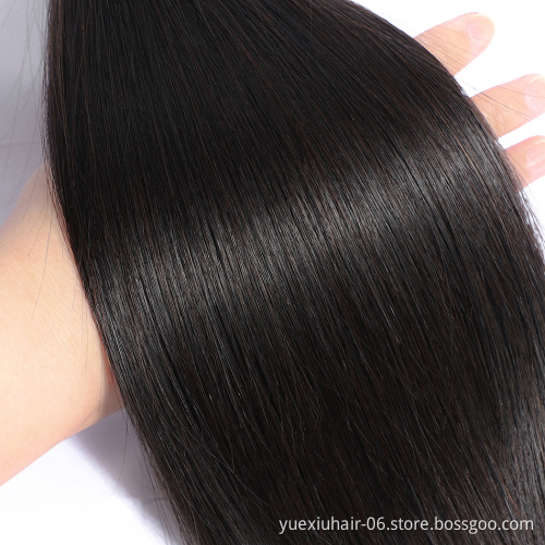 brazilian virgin cuticle aligned hair wholesale virgin hair vendors straight hair bundles with lace frontals
